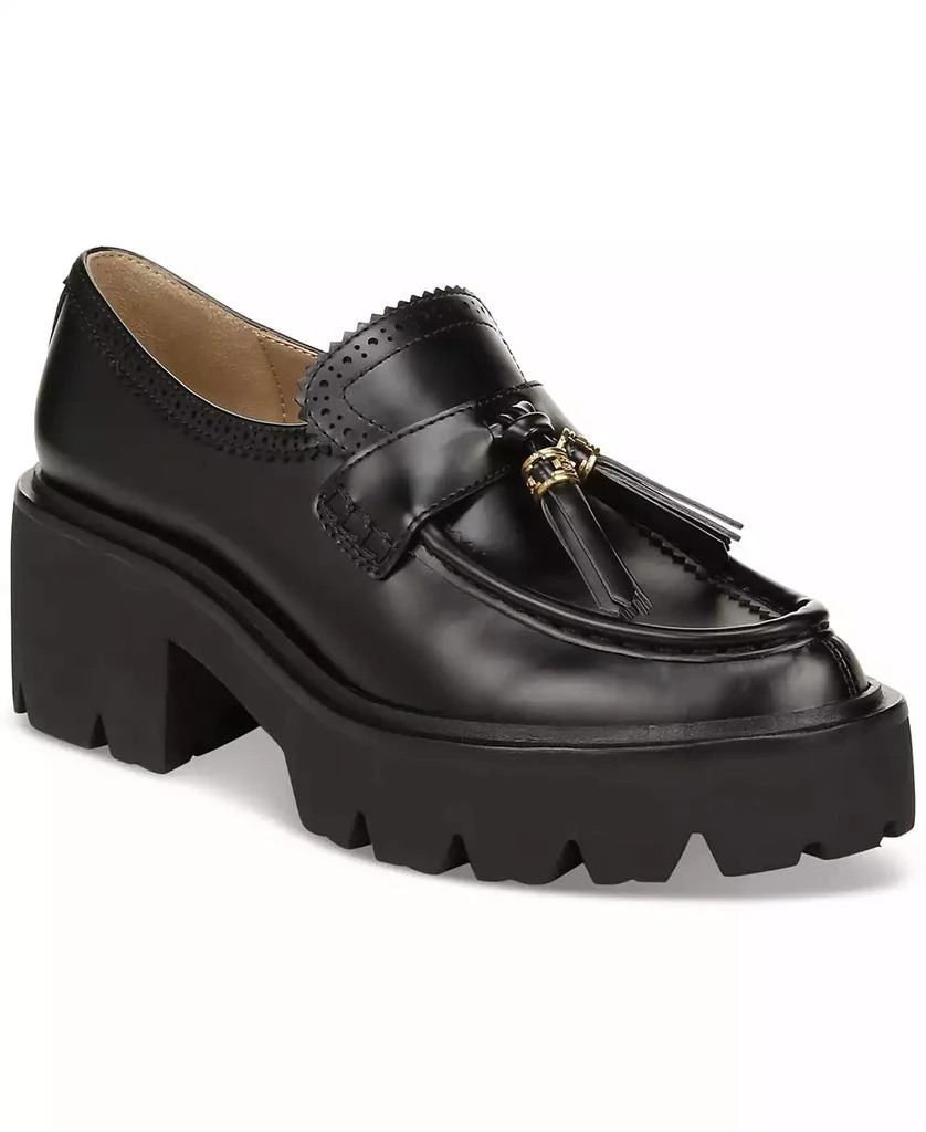 商品Sam Edelman|Women's Meela Platform Lug-Sole Tasseled Loafers,价格¥1272,第1张图片