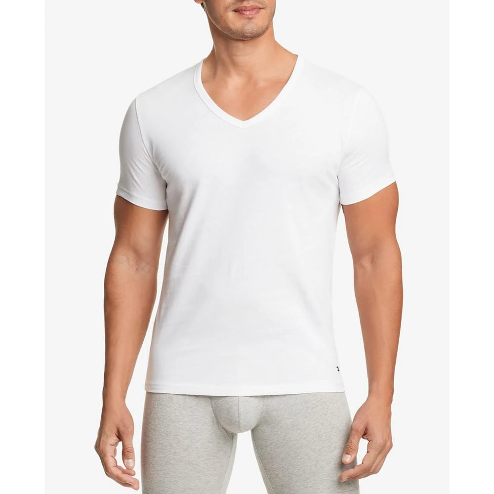 商品Tommy Hilfiger|Men's Stretch V-Neck T-Shirts - 3pk.,价格¥202,第2张图片详细描述