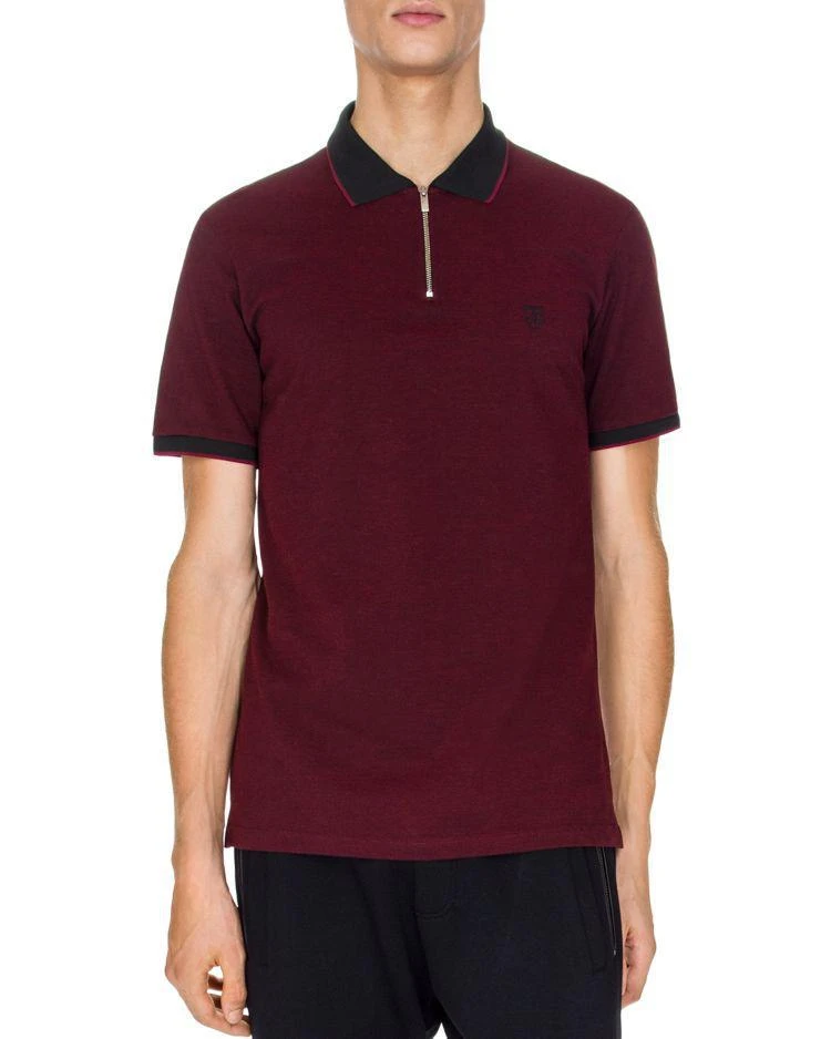 商品The Kooples|Piqué Zip Regular Fit Polo,价格¥388,第1张图片
