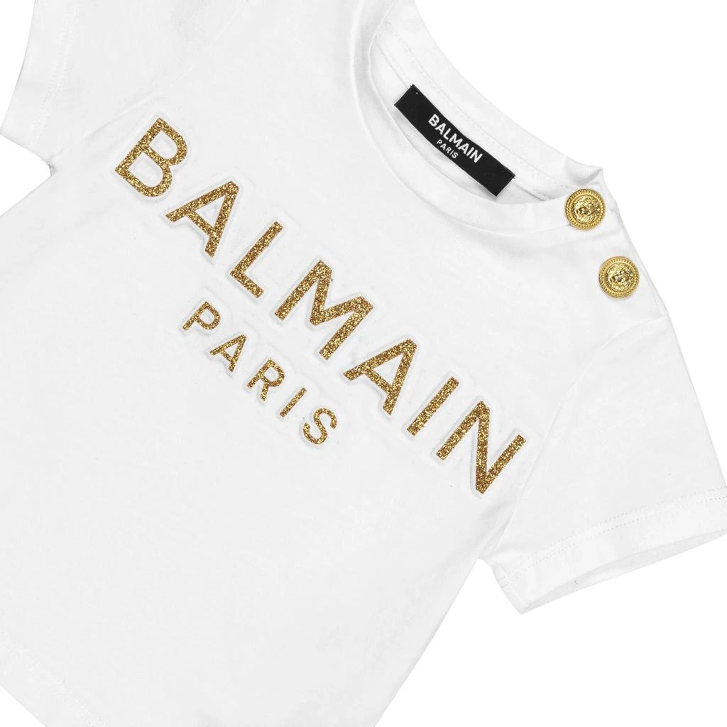 商品Balmain|Balmain Logo T-shirt,价格¥1478,第3张图片详细描述
