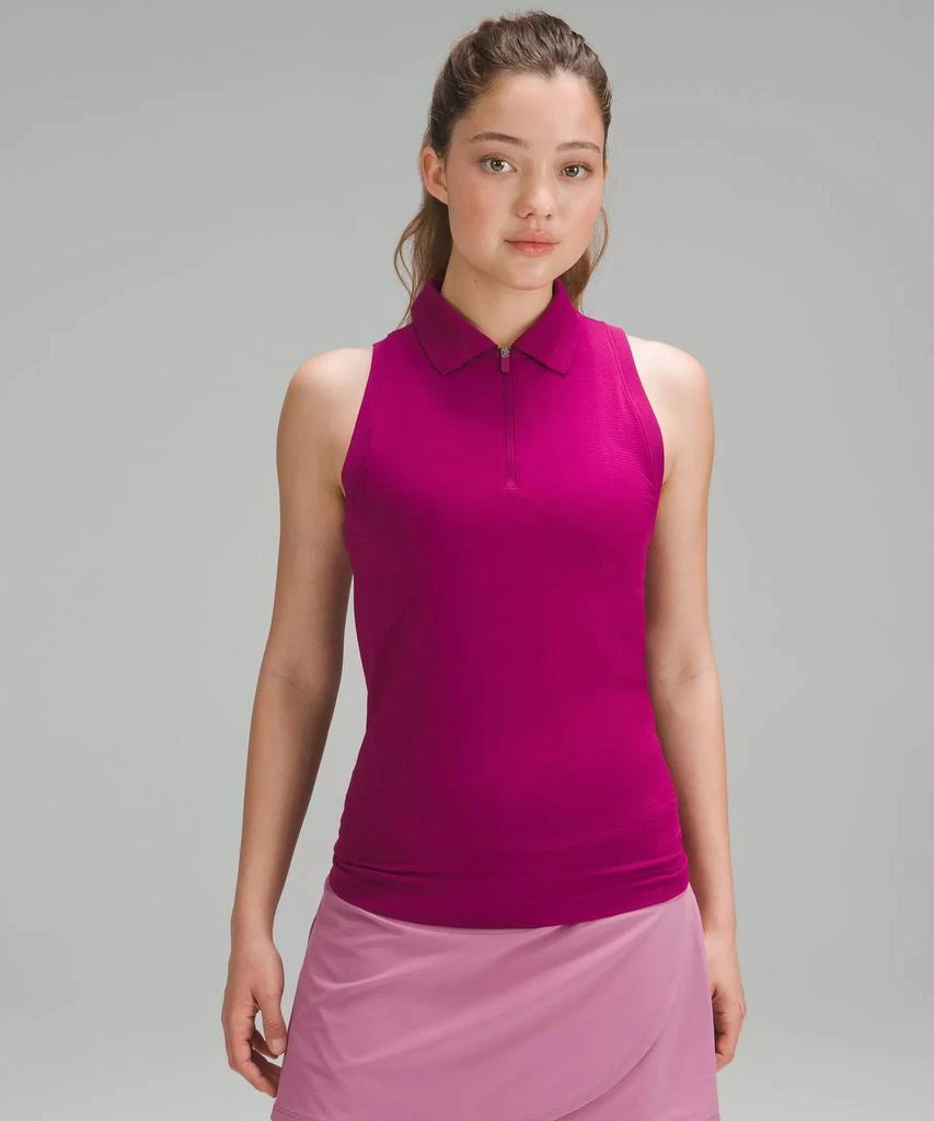 商品Lululemon|Swiftly Tech Sleeveless Half-Zip Polo Shirt,价格¥368,第1张图片