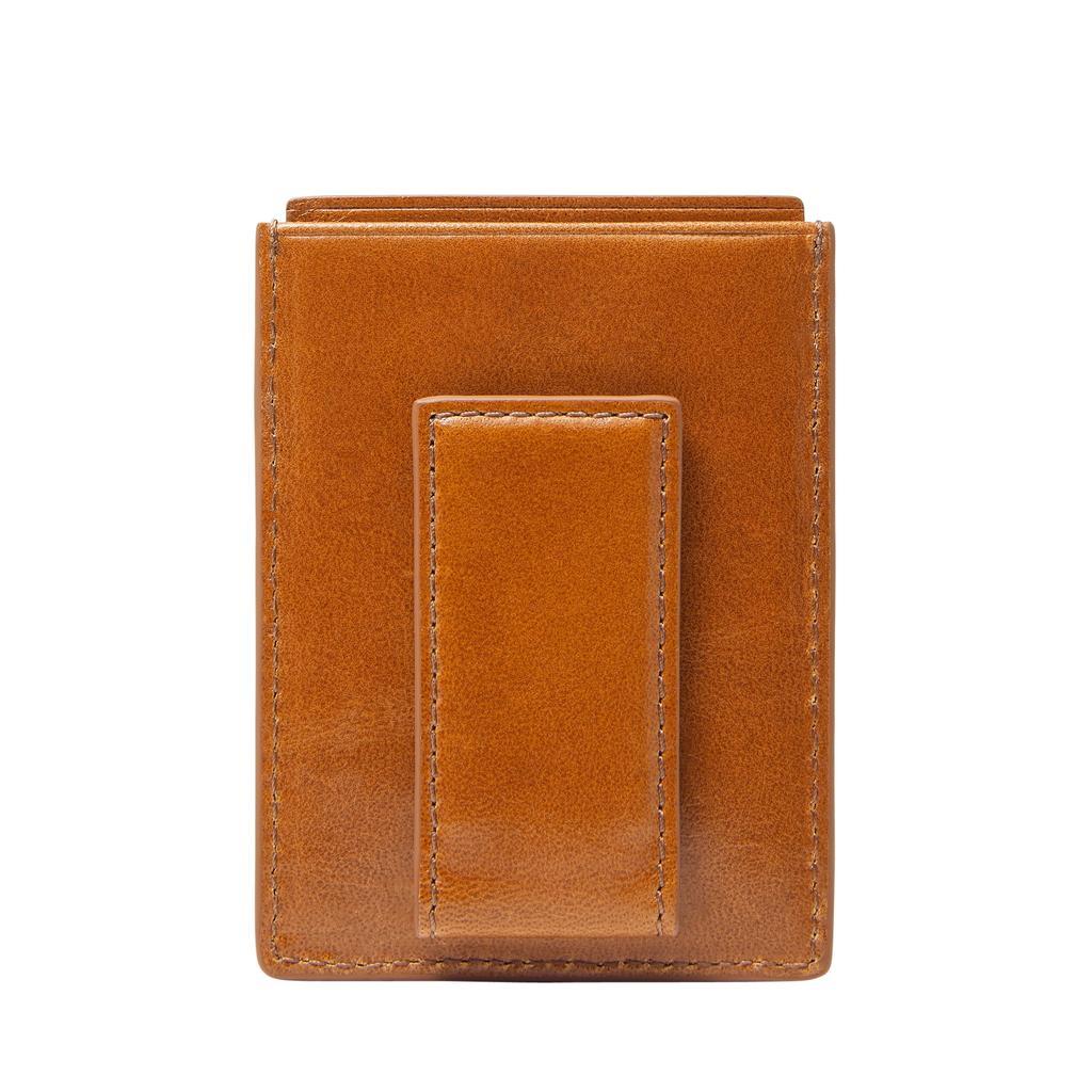 商品Fossil|Fossil Men's Mykel Cotton Front Pocket Wallet,价格¥168,第5张图片详细描述