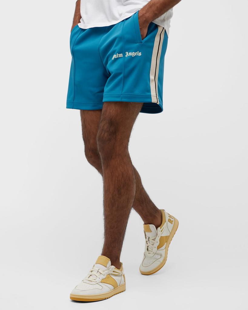 Men's Pintuck Side-Stripe Track Shorts商品第6张图片规格展示