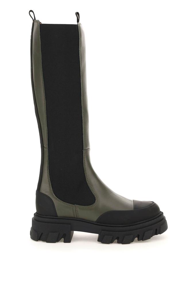 Ganni Leather Chelsea Boots商品第1张图片规格展示