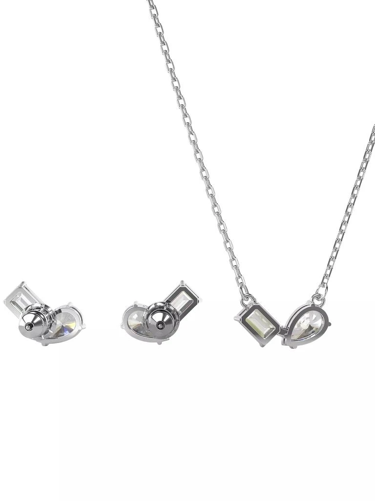 商品Swarovski|Mesmera Rhodium-Plated & Swarovski Crystal Necklace & Earrings Set,价格¥1492,第4张图片详细描述