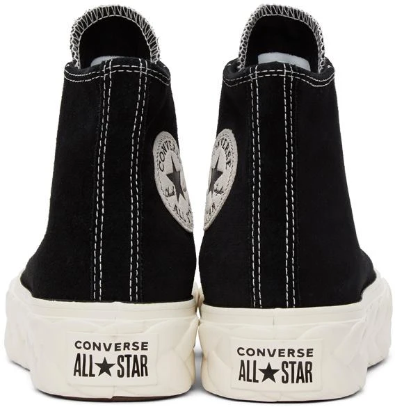 商品Converse|Black Suede Cable Chuck Lift High Sneakers,价格¥400,第4张图片详细描述