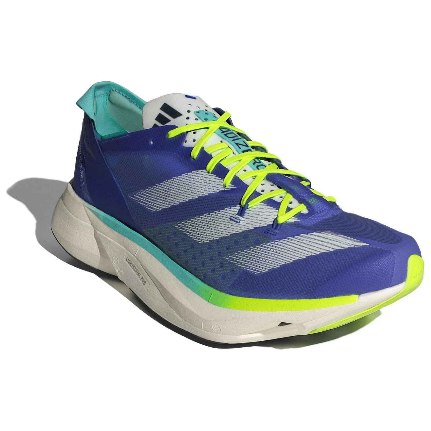 商品[国内直发] Adidas|adidas Adizero Adios Pro 3 舒适百搭防滑耐磨 低帮 长跑跑步鞋 女款 钴蓝色,价格¥1195,第4张图片详细描述