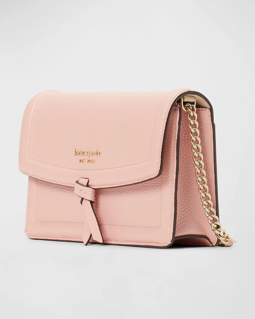 knott flap leather crossbody bag 商品