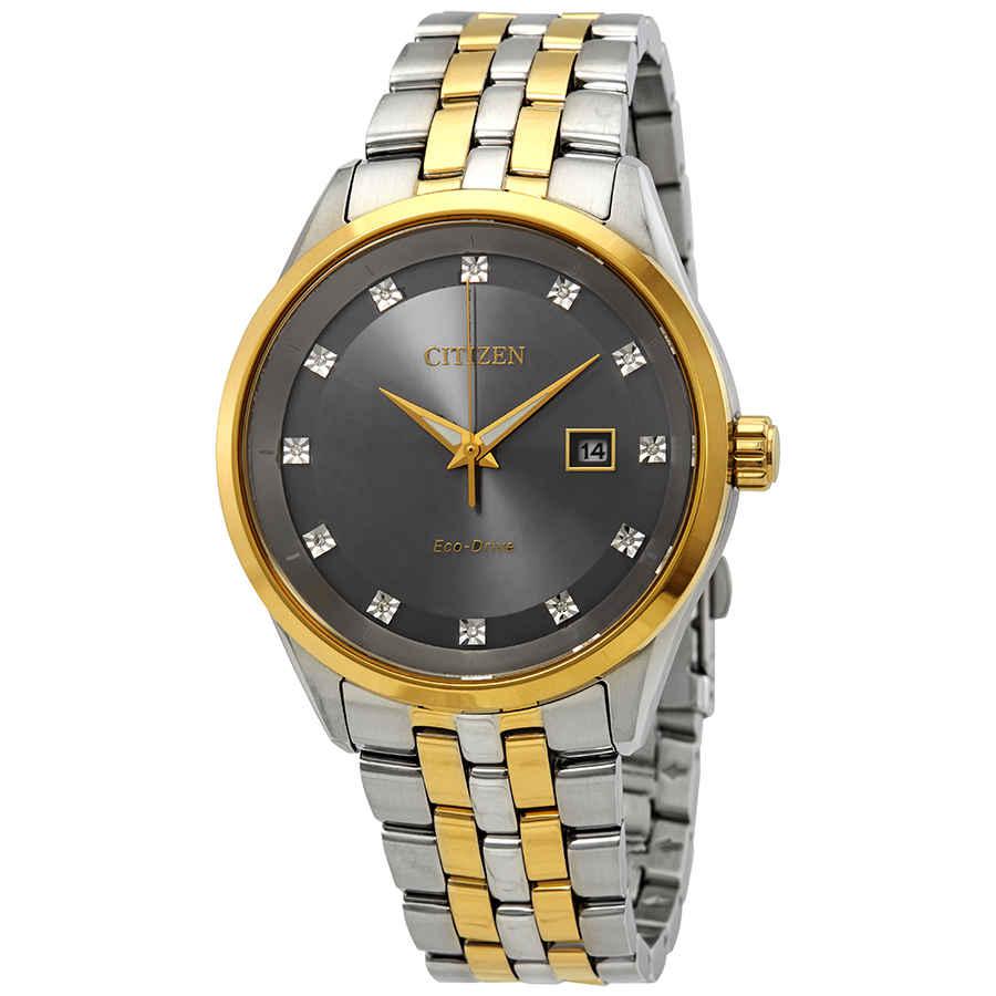 Corso Diamond Grey Dial Two-tone Mens Watch BM7258-54H商品第1张图片规格展示