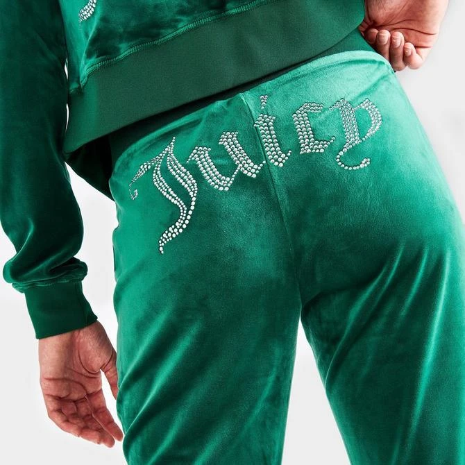 Women's Juicy Couture OG Big Bling Velour Track Pants 商品