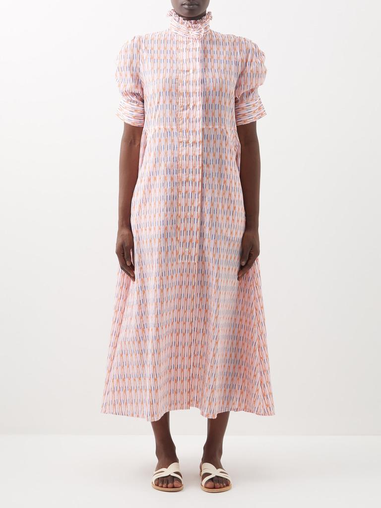 Venetia printed cotton-poplin shirt dress商品第1张图片规格展示
