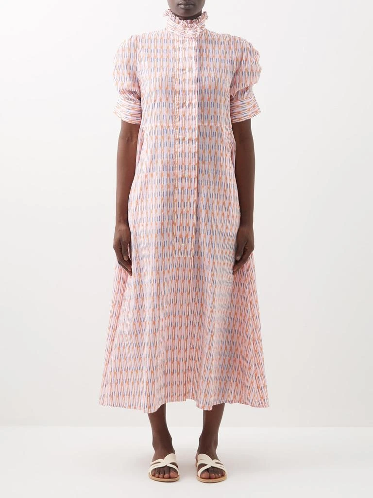 商品Thierry Colson|Venetia printed cotton-poplin shirt dress,价格¥3396,第1张图片