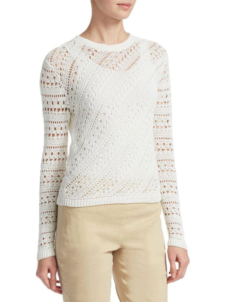 商品Theory|Crochet Crewneck Sweater,价格¥587,第3张图片详细描述