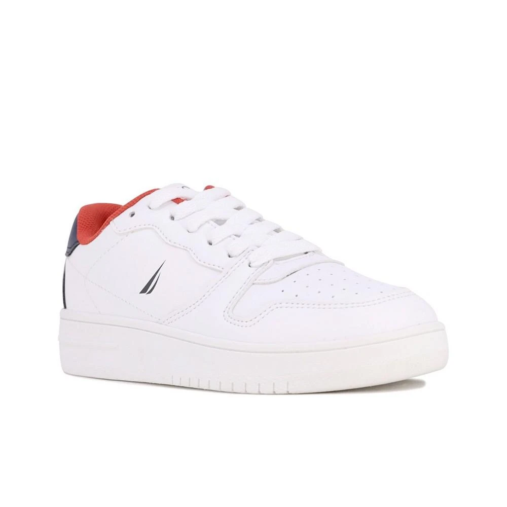 商品Nautica|Big Boys Lace Up Low Cut Court Casual Sneaker,价格¥180,第1张图片