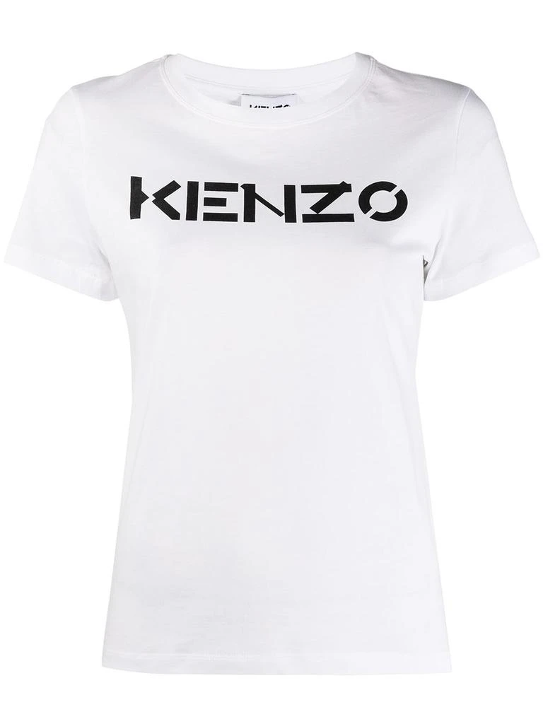 商品Kenzo|Kenzo Ladies White Logo Print T-shirt, Size Large,价格¥595,第1张图片