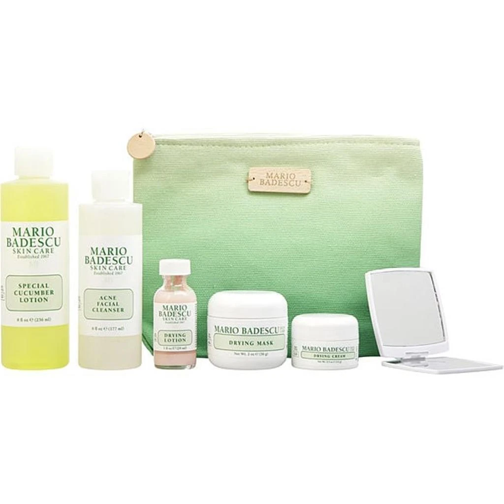 商品Mario Badescu|Acne Control Set - Cleanser 177 ml Lotion 236 ml Mask 56 g Drying Lotion 29 ml & Drying Cream 14 g Gift Set - 5 Piece,价格¥721,第1张图片