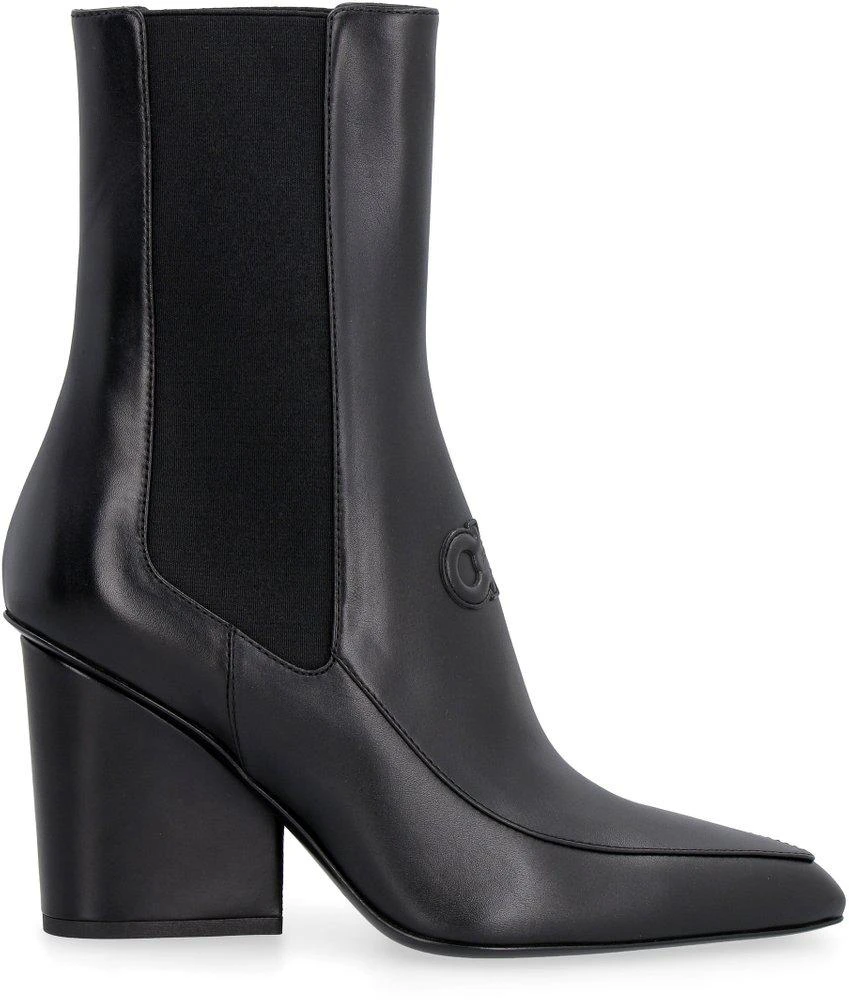 商品Salvatore Ferragamo|Salvatore Ferragamo Gancini Ankle Boots,价格¥3819,第1张图片