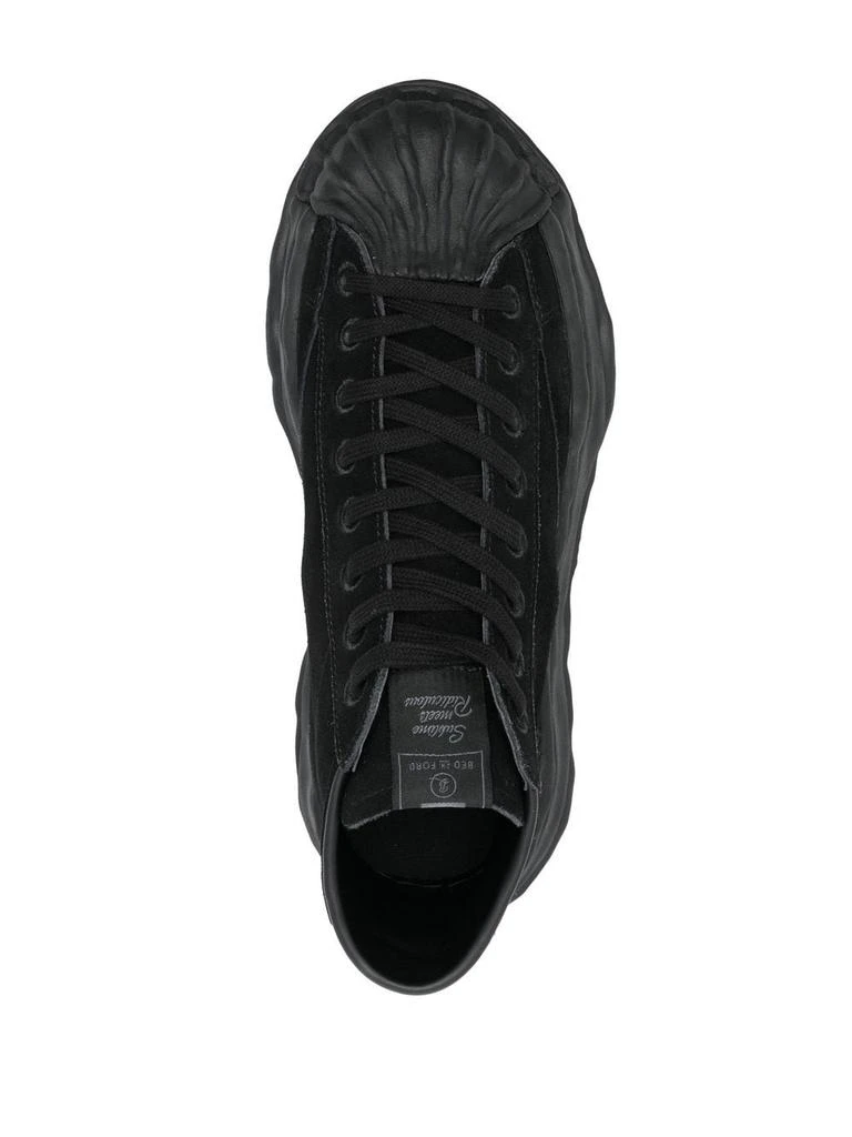 商品Maison MIHARA YASUHIRO|MAISON MIHARA YASUHIRO BLAKEY CANVAS HIGH TOP SNEAKERS,价格¥1339,第4张图片详细描述