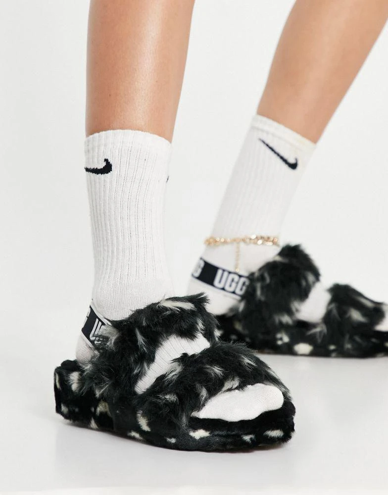 商品UGG|UGG Oh Yeah Spots sandals in black,价格¥426,第4张图片详细描述