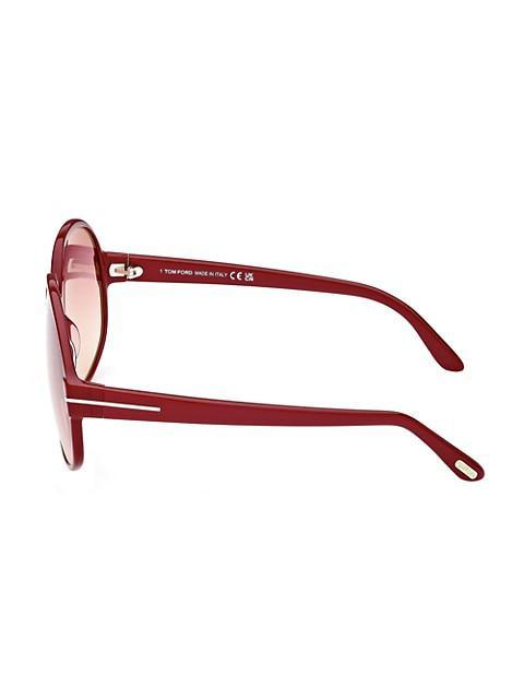 商品Tom Ford|61MM Round Sunglasses,价格¥3228,第5张图片详细描述