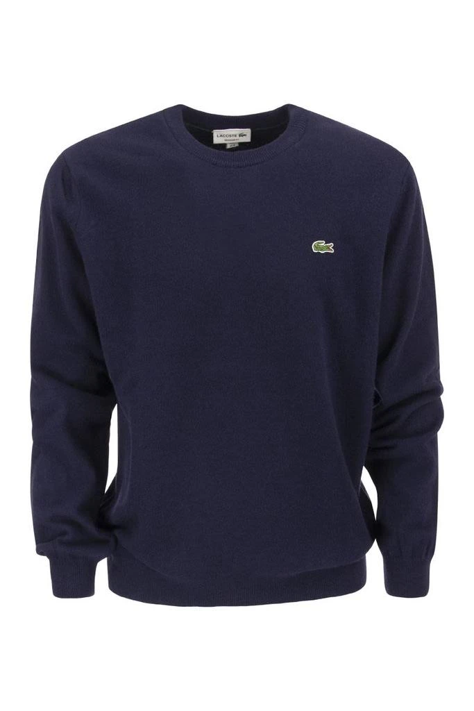 商品Lacoste|LACOSTE Crew-neck pullover in wool blend,价格¥873,第1张图片