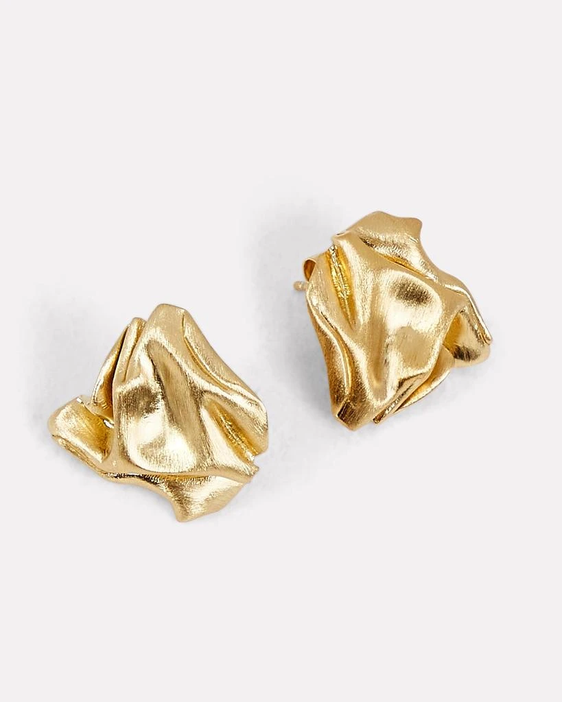 商品Completedworks|Completedworks Gold Vermeil Scrunch Stud Earrings,价格¥1827,第3张图片详细描述