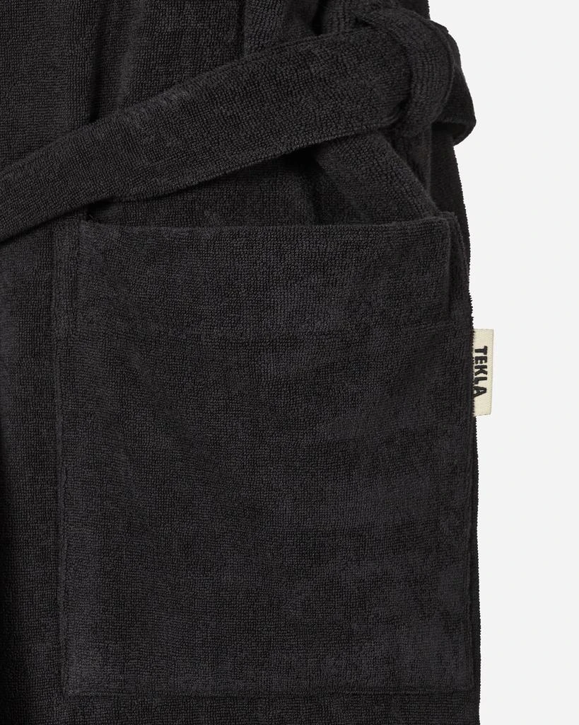 商品Tekla|Hooded Bathrobe Black,价格¥850,第5张图片详细描述