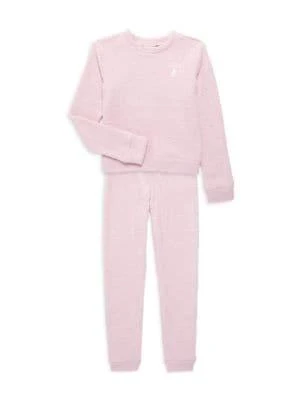 商品Juicy Couture|Girl’s 2-Piece Bouclé Sweatshirt & Pants Set,价格¥280,第1张图片