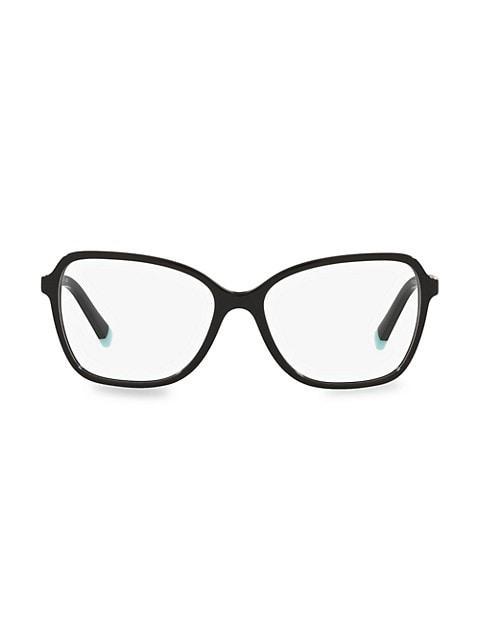 商品Tiffany & Co.|54MM Pillow Optical Eyeglasses,价格¥2502,第1张图片