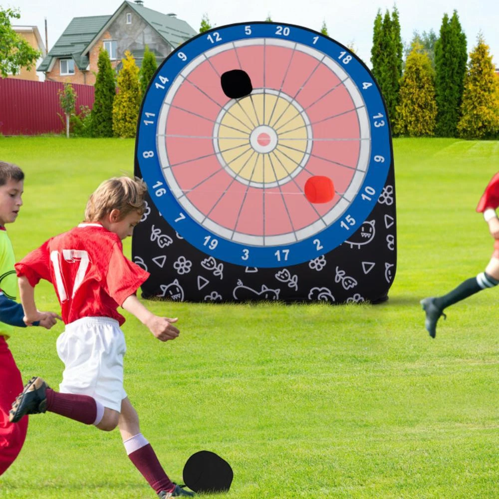 商品Hivvago|Large Dart Board for Kids with 4 Kick Balls,价格¥843,第3张图片详细描述