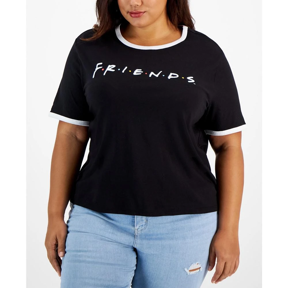 商品Love Tribe|Trendy Plus Size Friends Graphic T-Shirt,价格¥89,第1张图片