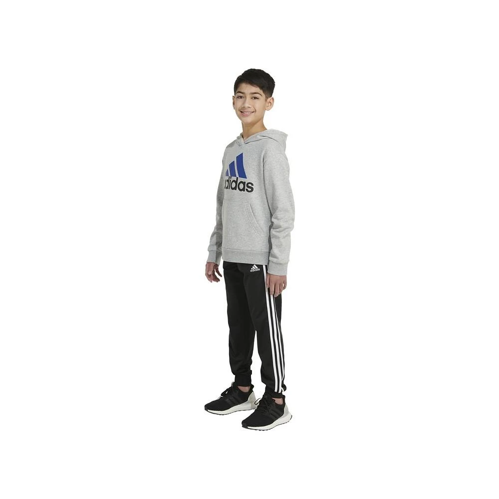 商品Adidas|Little Boys Long Sleeve Essential Heather Fleece Hoodie,价格¥157,第4张图片详细描述