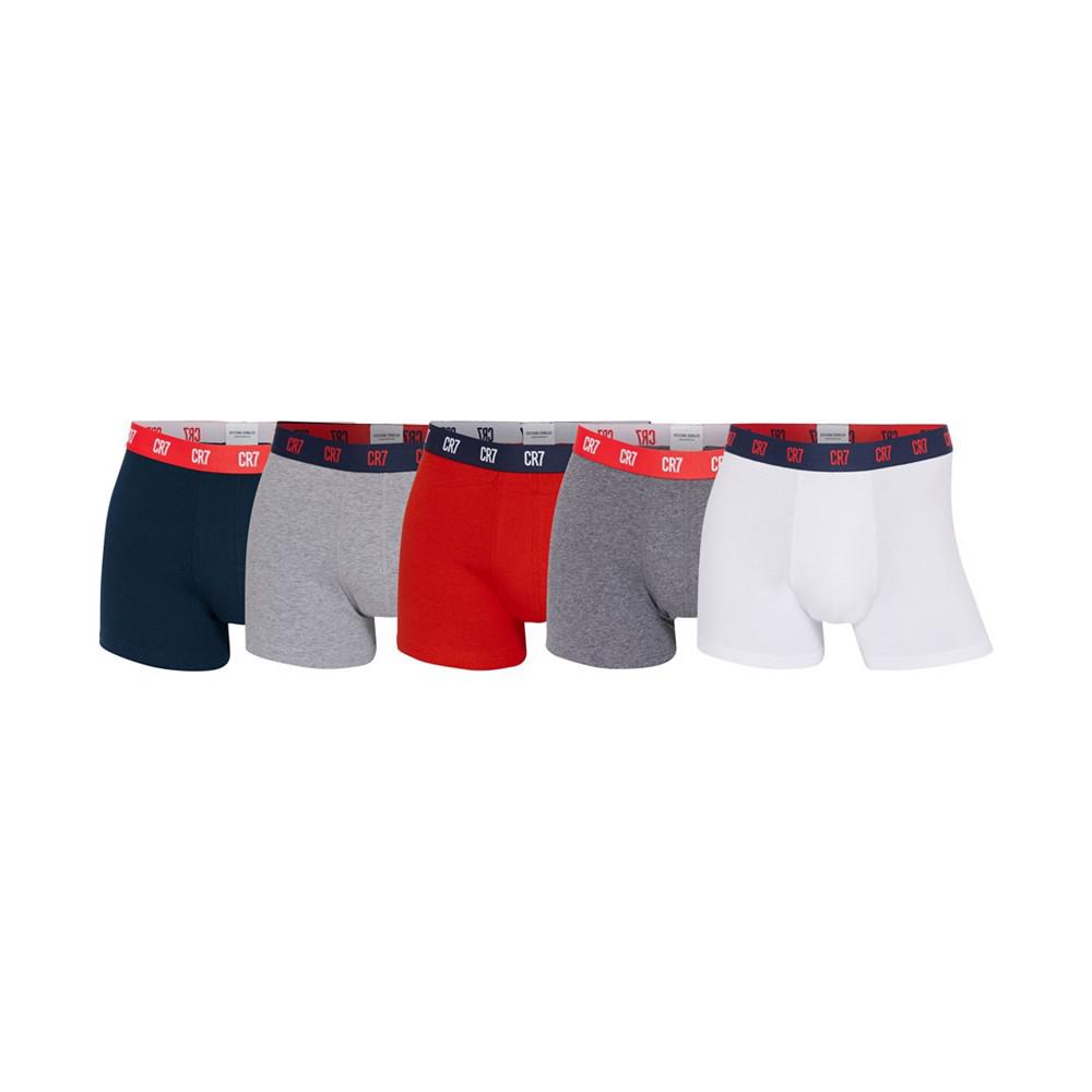 Cristiano Ronaldo Men's Trunk, Pack of 5 with Travel Bag商品第1张图片规格展示