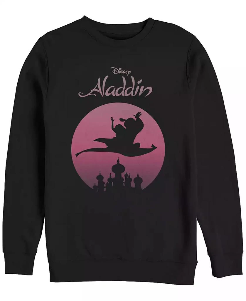 商品Disney|Disney Men's Aladdin Jasmine Silouhette Over Agrabah, Crewneck Fleece,价格¥127,第1张图片