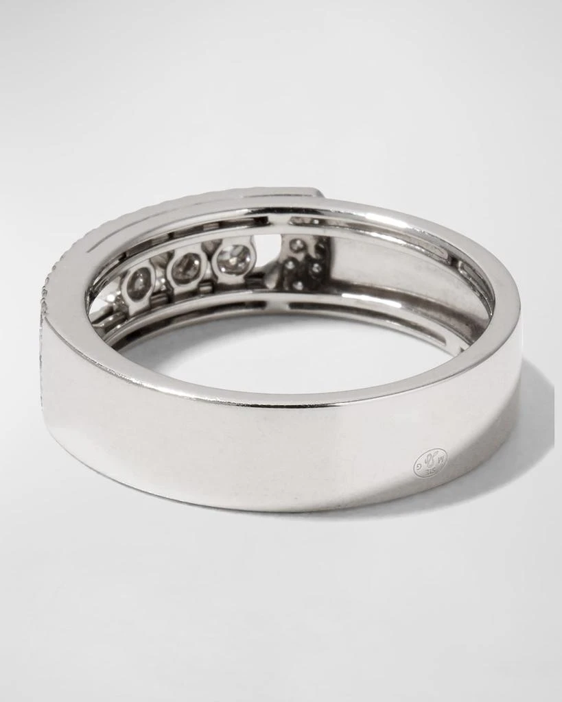 商品Messika|Move Pavé 18K White Gold 3-Diamond Ring, EU 53 / US 6.25,价格¥32590,第4张图片详细描述