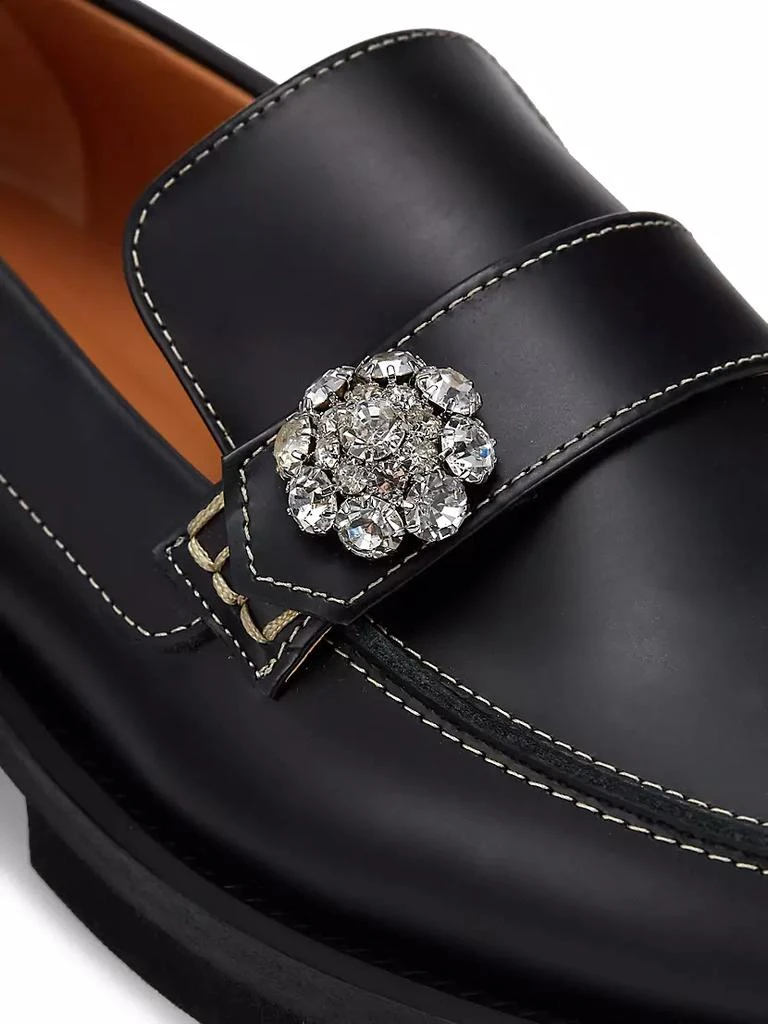Leather Jewel Loafers 商品