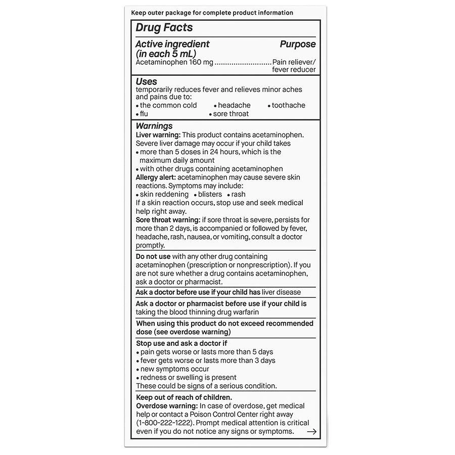 商品Genexa|Infants' Acetaminophen Oral Suspension Blueberry,价格¥95,第4张图片详细描述