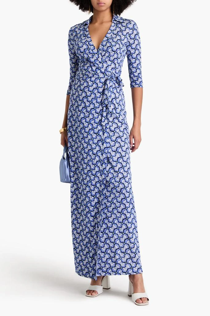 商品Diane von Furstenberg|Abigail printed silk-jersey maxi wrap dress,价格¥3101,第2张图片详细描述