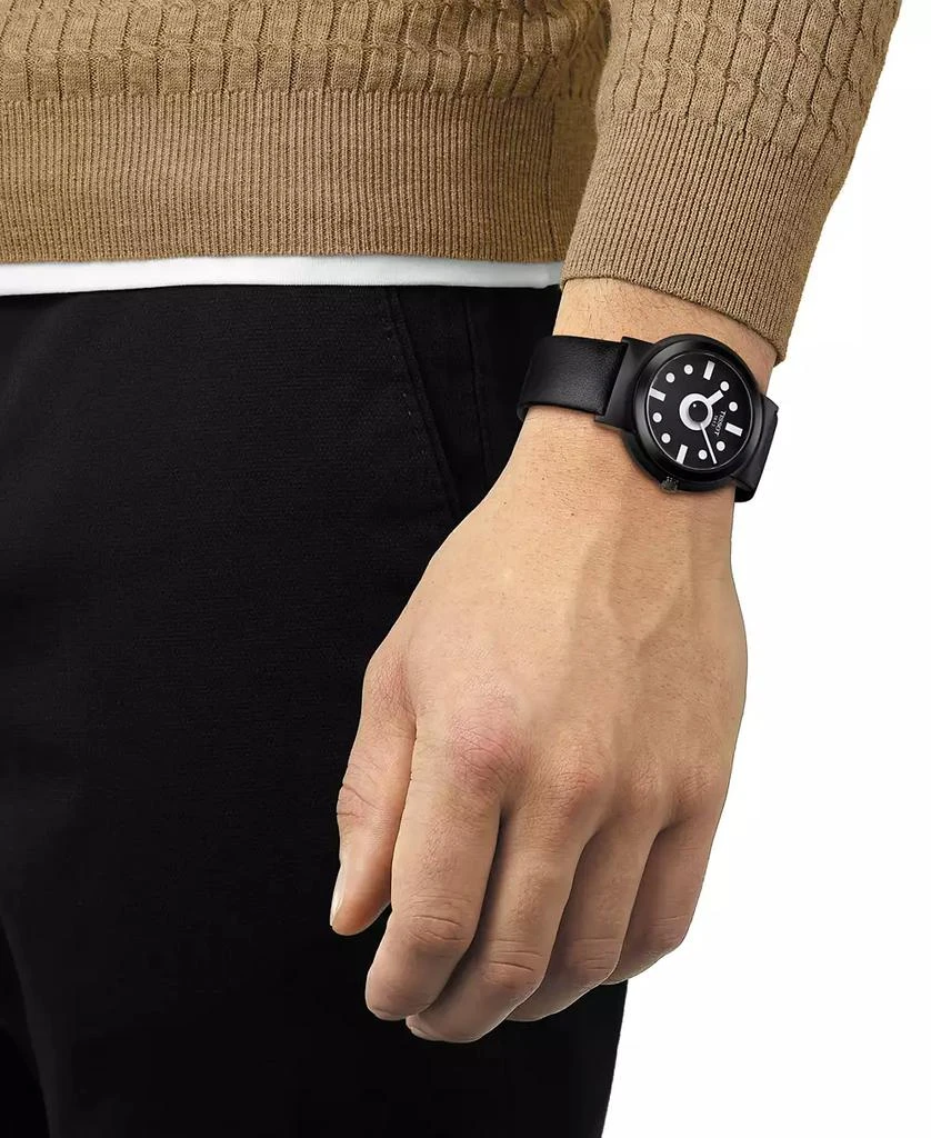 Men's Swiss Heritage Memphis Interchangeable Black & Teal Strap Watch 41mm 商品