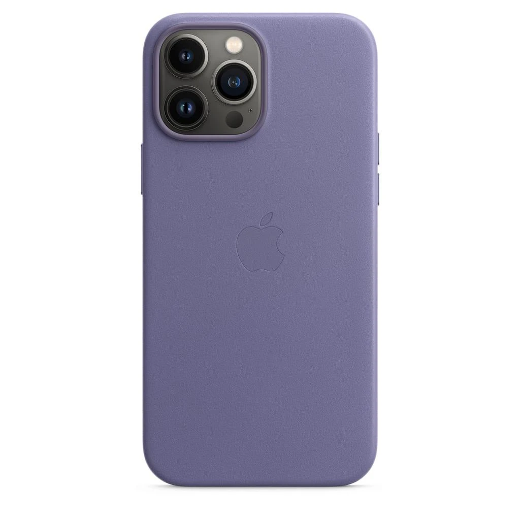 商品Apple|Genuine  iPhone 13 Pro Max Leather Case with MagSafe - Wisteria MM1P3FEA,价格¥191,第1张图片