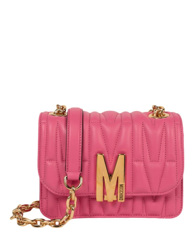 商品Moschino|Quilted M-Logo Crossbody Bag,价格¥3265,第1张图片
