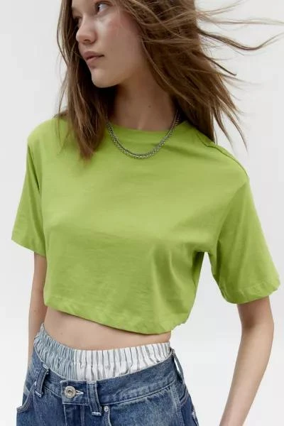 商品BDG|BDG Boyfriend Cropped Boxy Tee,价格¥76,第1张图片