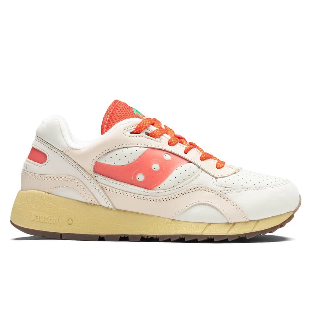 商品Saucony|Saucony Shadow 6000 'New York Cheesecake' - Beige/Red,价格¥744,第1张图片