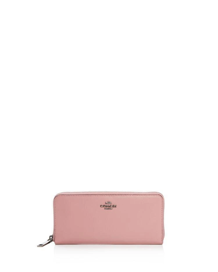 商品Coach|Slim Accordion Zip Wallet in Smooth Leather ,价格¥786,第1张图片