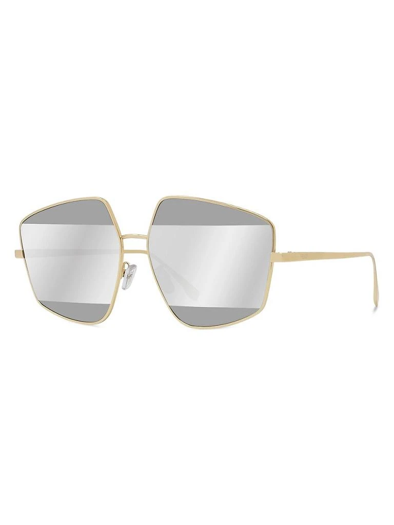 商品Fendi|60MM Geometric Metal Sunglasses,价格¥3581,第2张图片详细描述