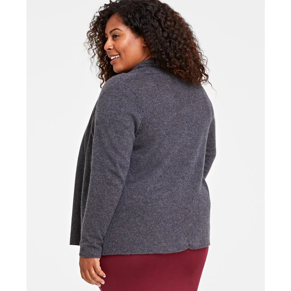 商品Charter Club|Plus Size 100% Cashmere Cardigan, Created for Macy's,价格¥380,第2张图片详细描述