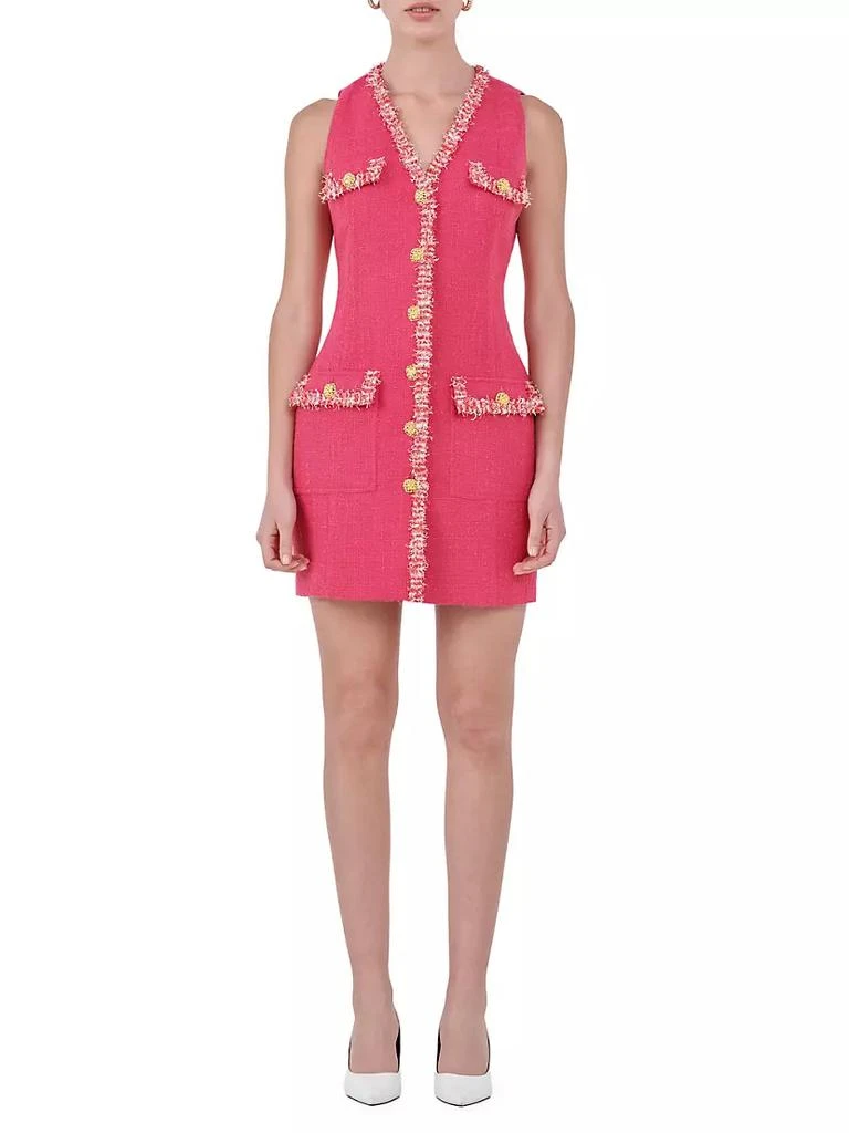 商品Endless Rose|Tweed Trim Sleeveless Dress,价格¥982,第2张图片详细描述