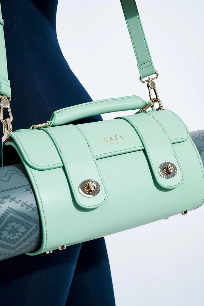 商品SAIA|Emmeline Yoga Mat Bag - Teal,价格¥1325,第5张图片详细描述