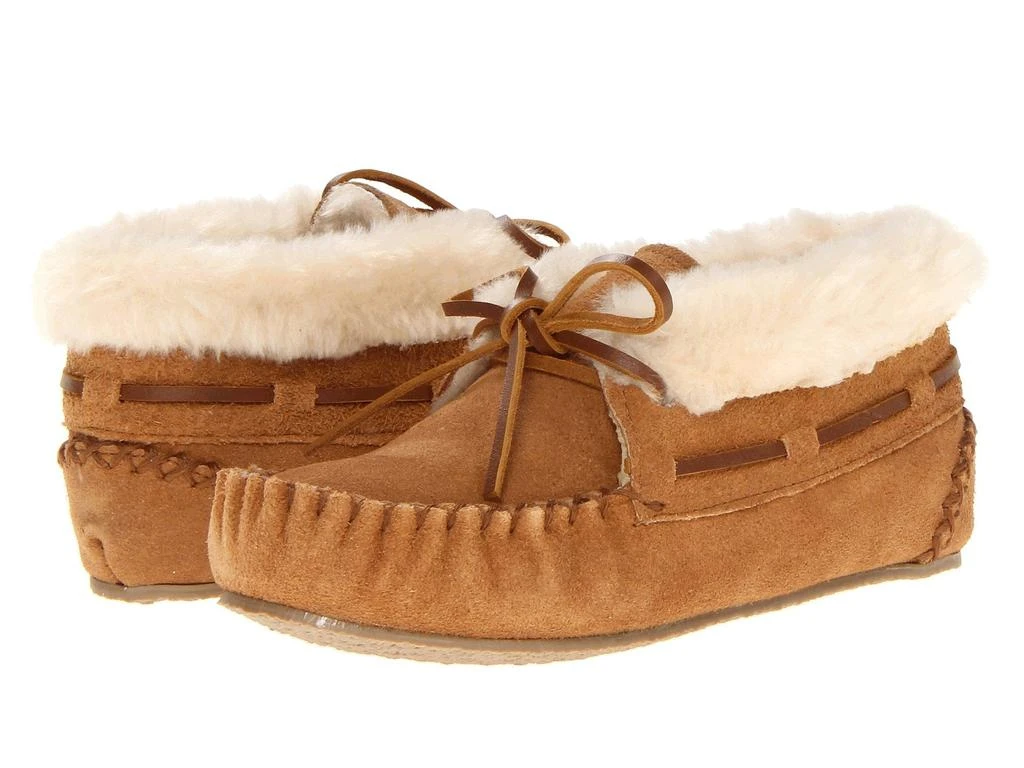 商品Minnetonka|Charley Bootie 儿童羊皮翻遍短靴,价格¥264,第1张图片
