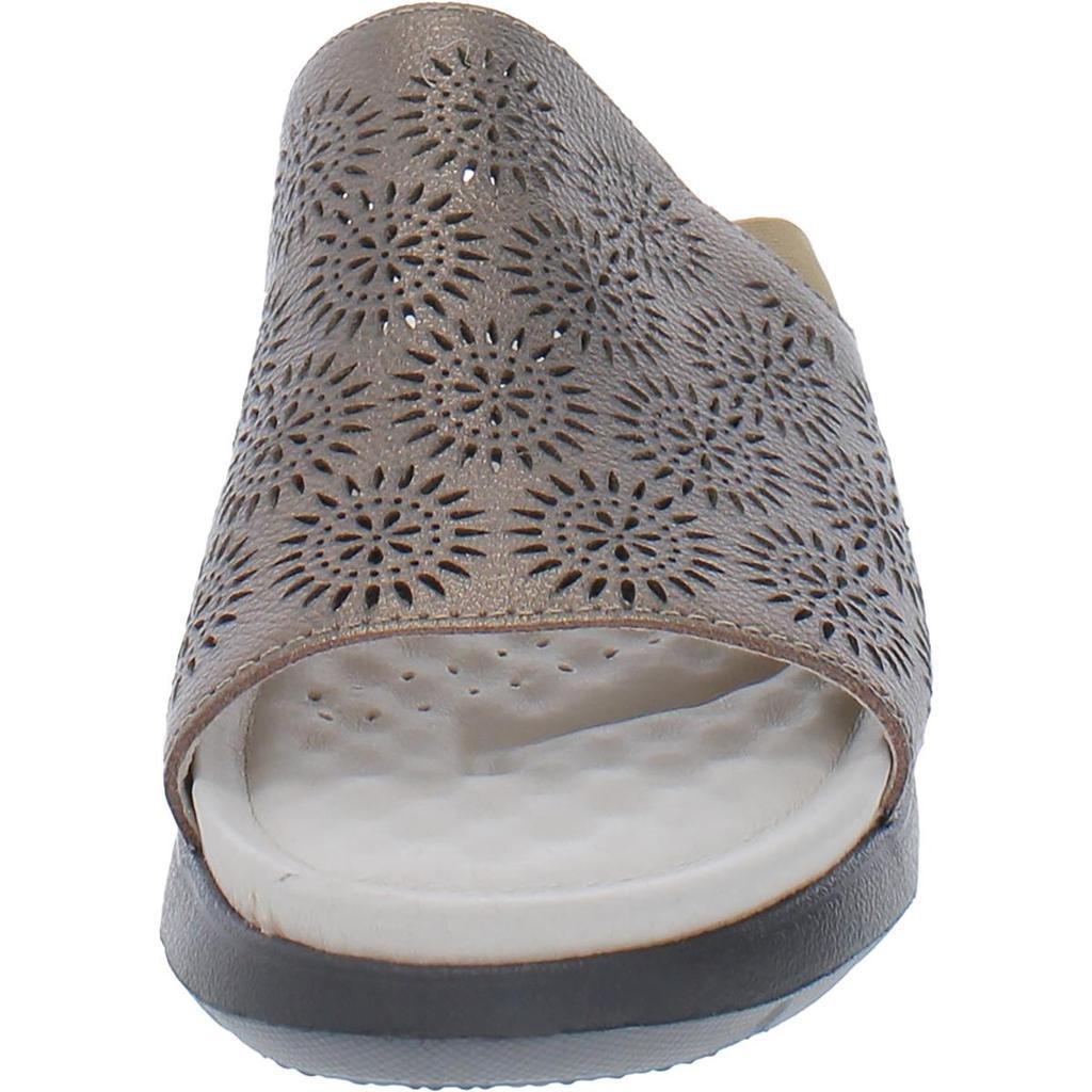 商品Jambu|Queens Womens Leather Platform Wedge Sandals,价格¥210,第1张图片详细描述